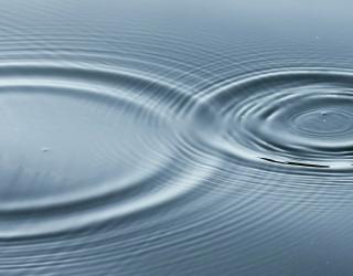 Image of ripples on water surface