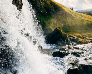 Image of a river and waterfall
